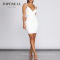 Fashionable Premium Bodycon Summer White Bandage Dress